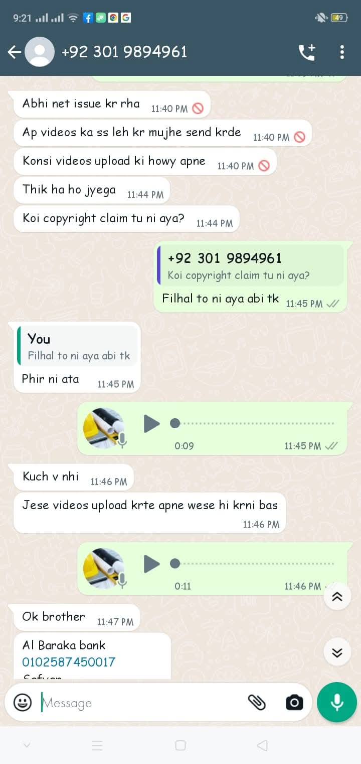 Report attachment 3 for Scam business 