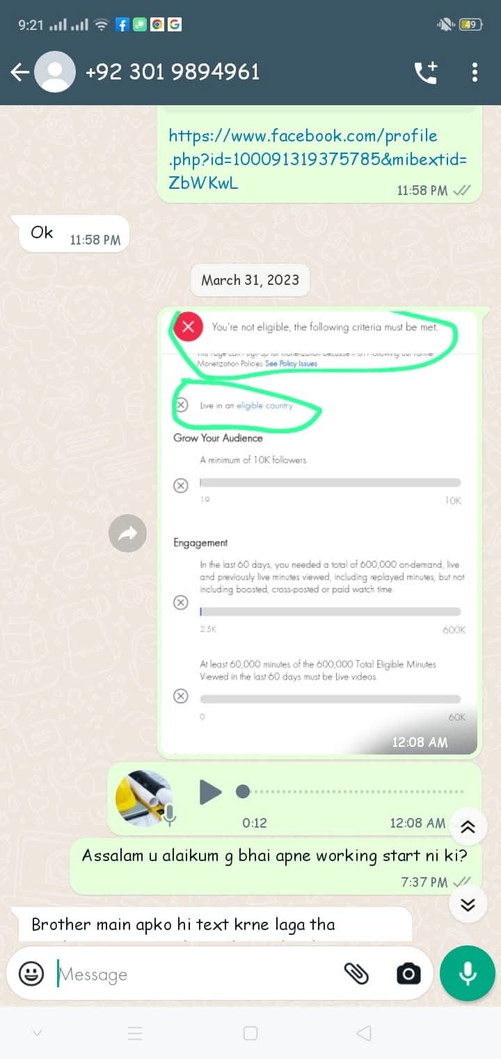 Report attachment 4 for Scam business 