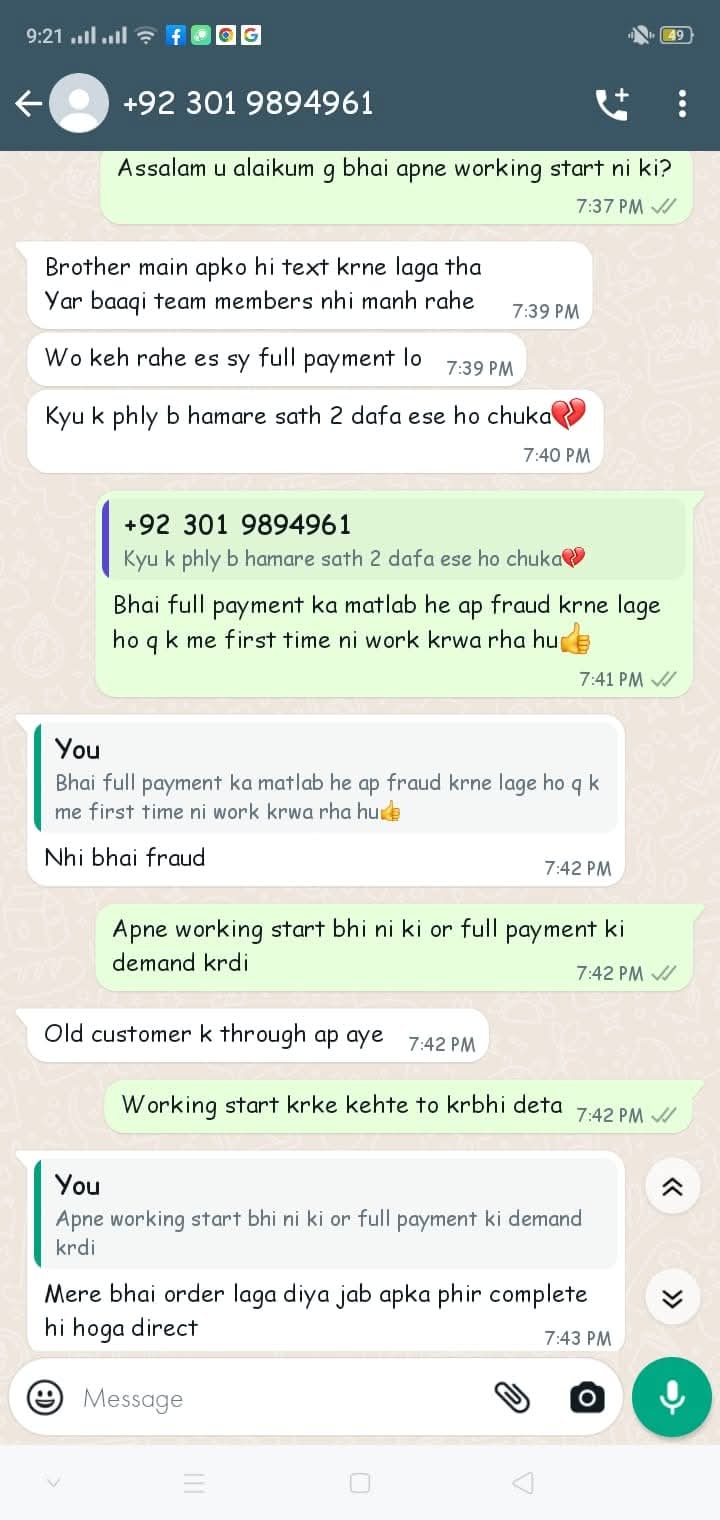 Report attachment 5 for Scam business 