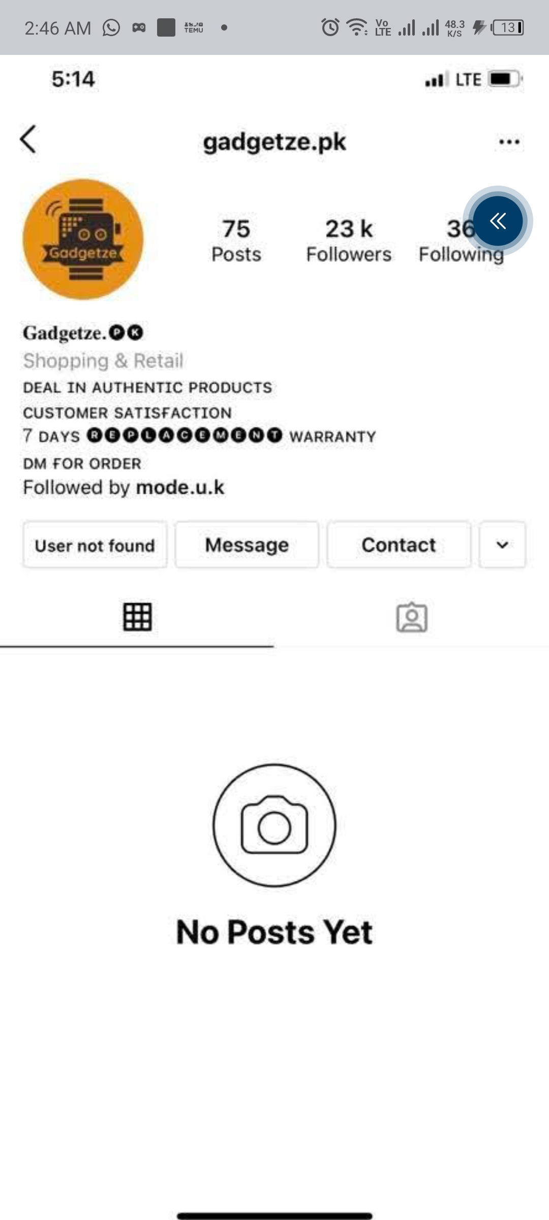 Report attachment 1 for Scam