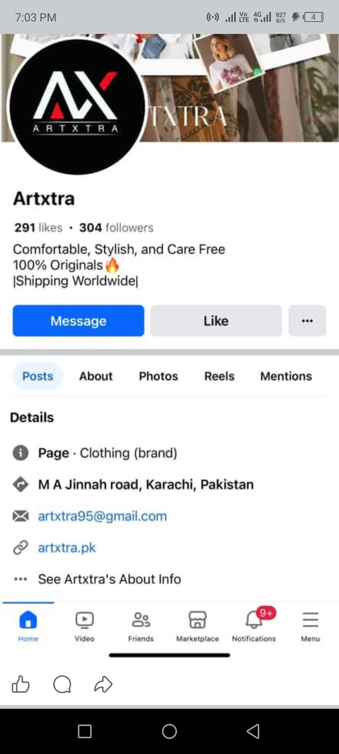 Report attachment 1 for Fake Products