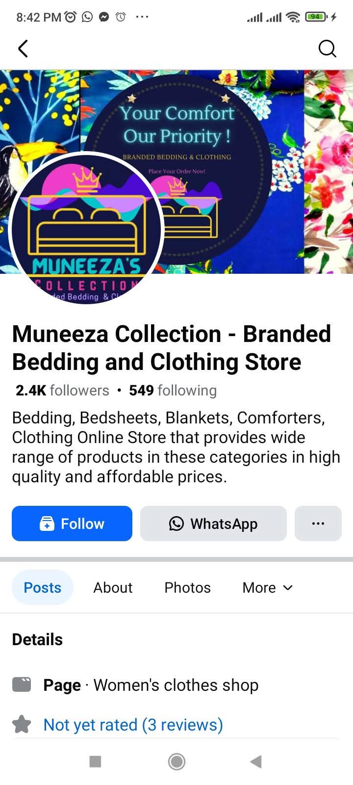 Report attachment 1 for Online fraud Facebook page