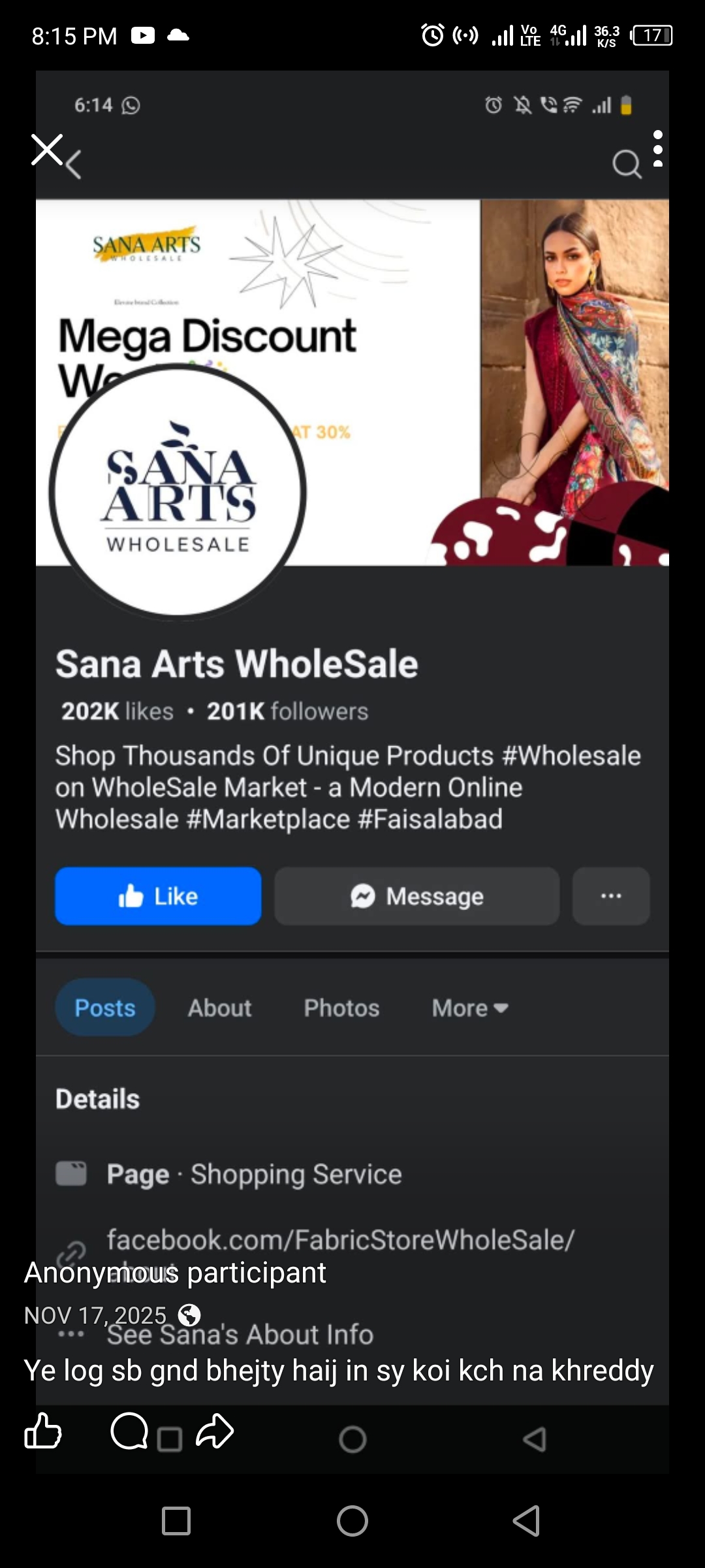 Report attachment 1 for Fake Products