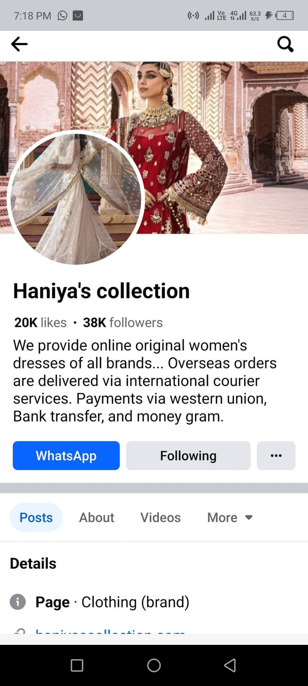 Report attachment 2 for Fake Page