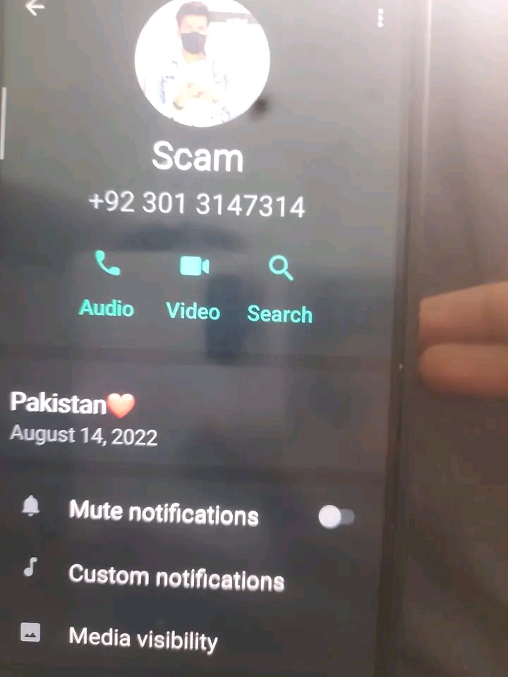 Report attachment 3 for Scam