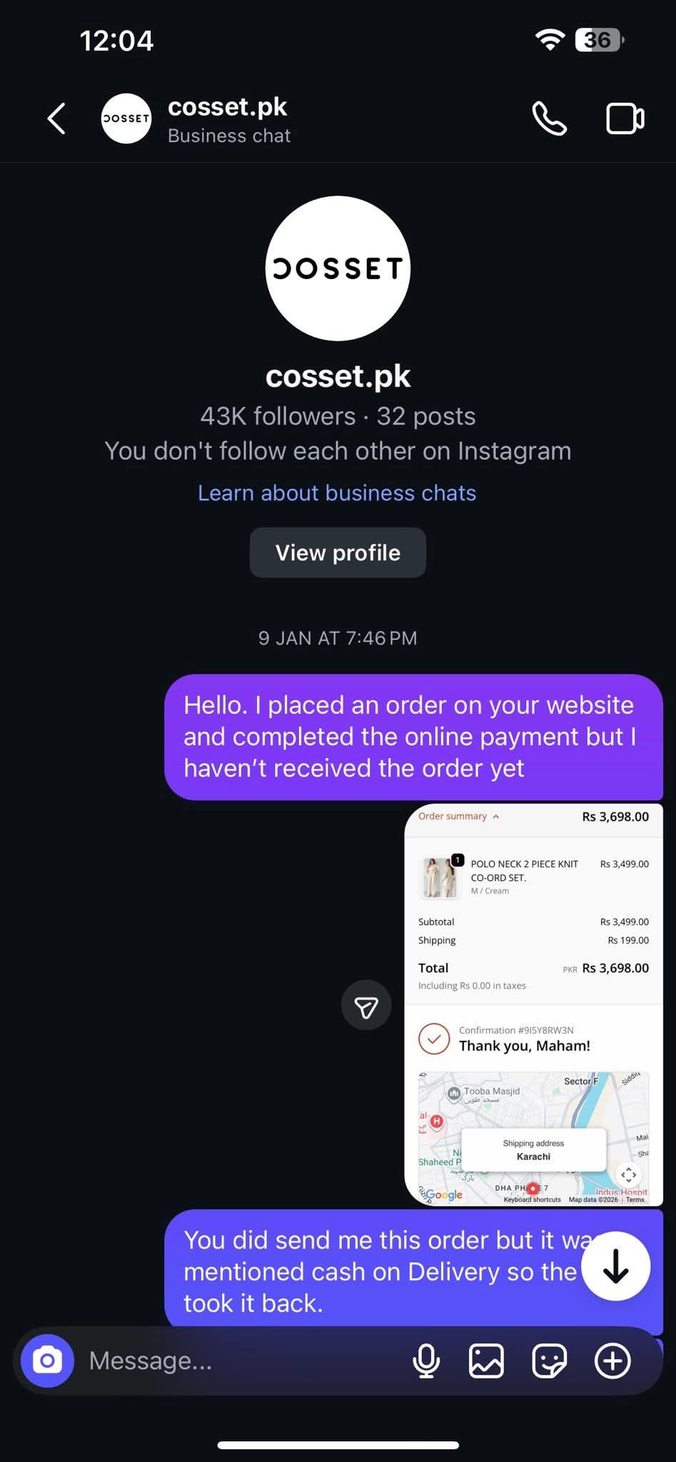 Report attachment 3 for This store is a scammer.