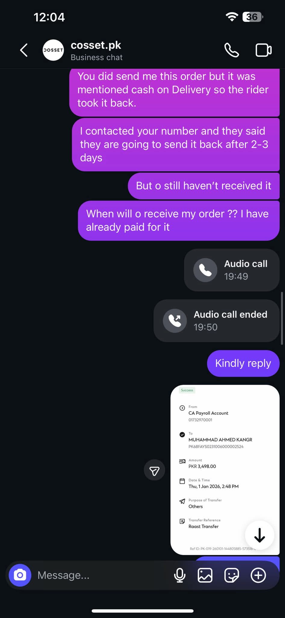 Report attachment 4 for This store is a scammer.