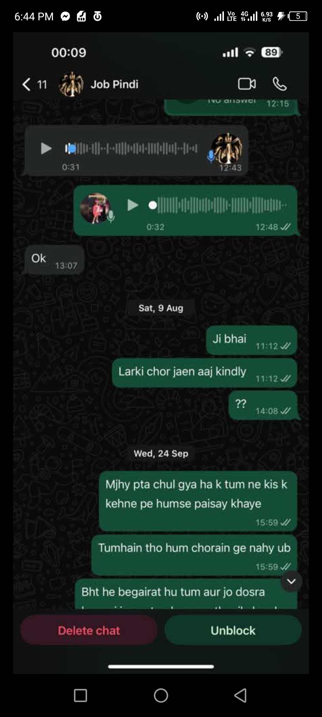 Report attachment 2 for Took money for maid but didn't deliver service