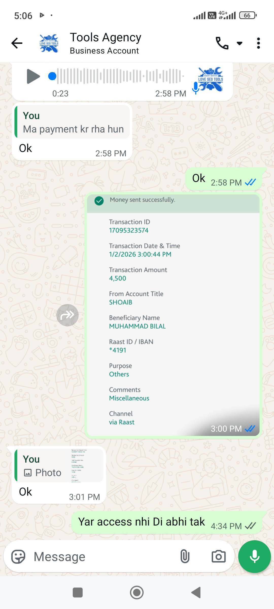 Report attachment 2 for Fraud of selling Software Tools by Love SEO Tools