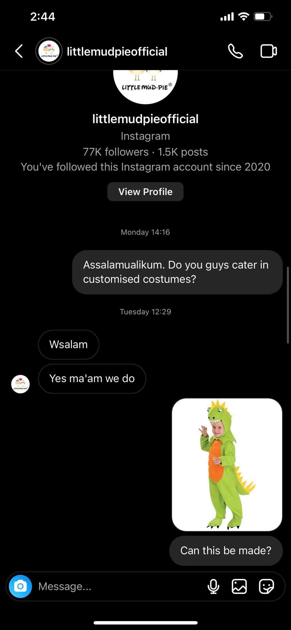 Report attachment 1 for Fake insta page