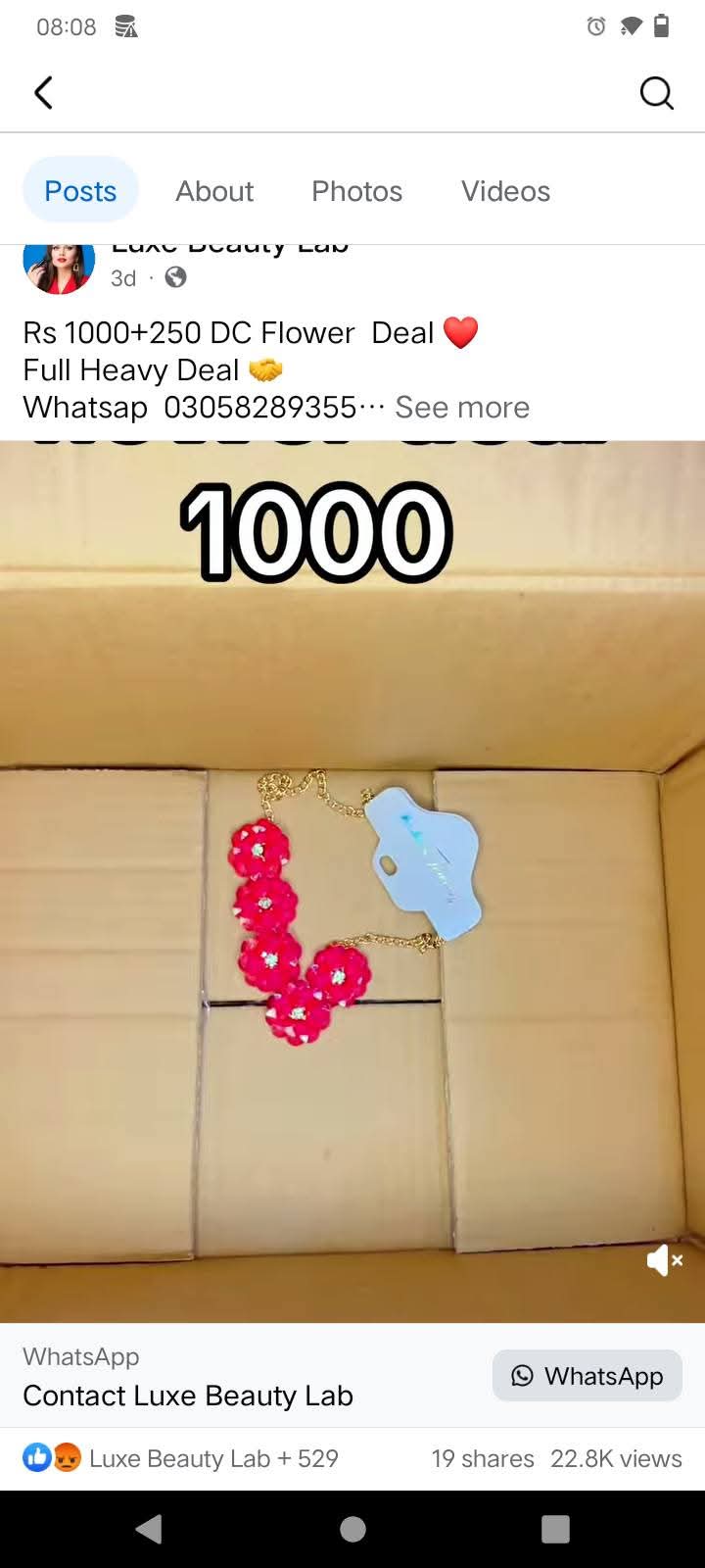 Report attachment 1 for Deals scam