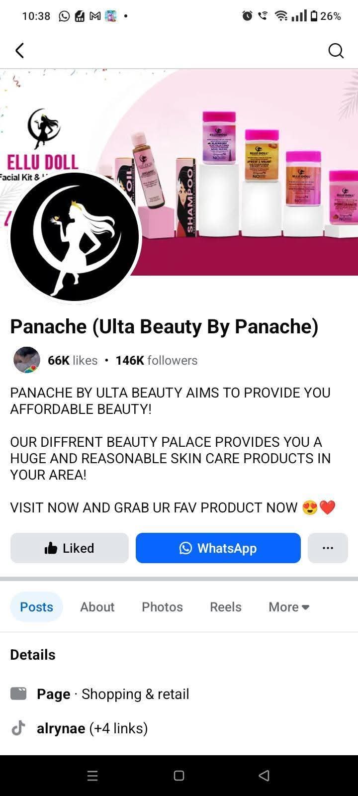Report attachment 4 for Fake Facebook page 