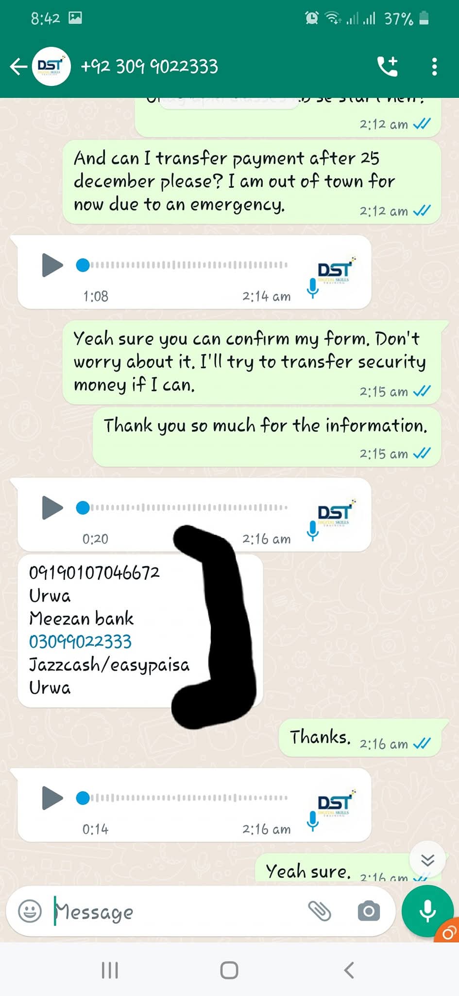 Report attachment 3 for Fake training program 
