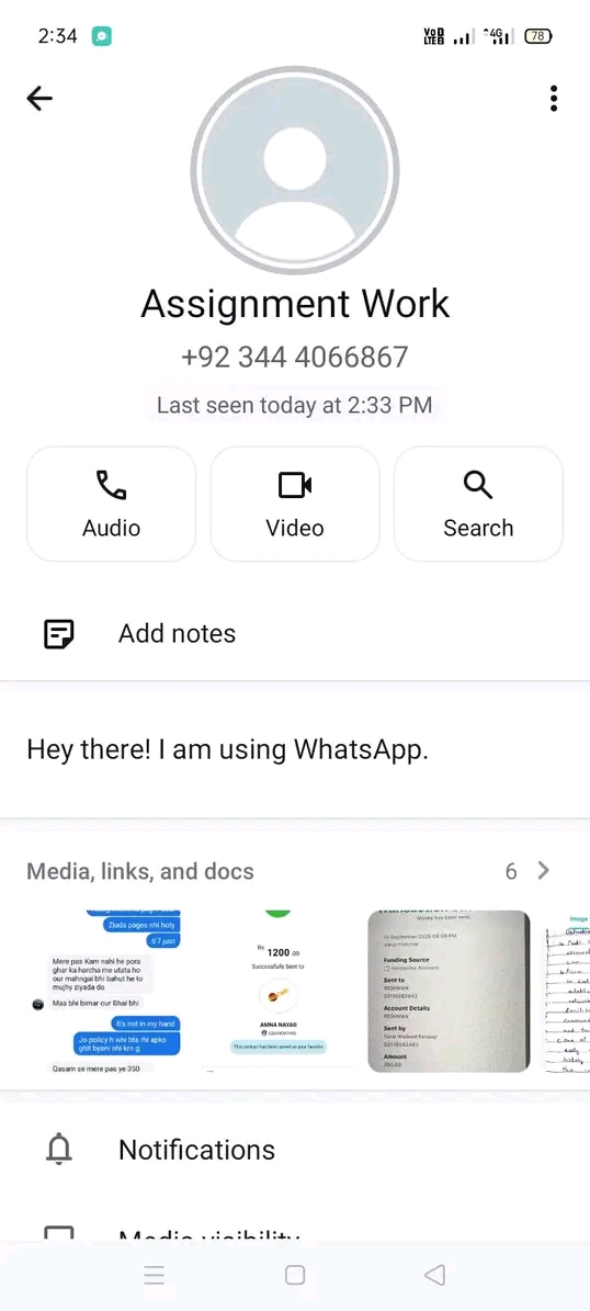 Report attachment 1 for He is a scammer be alert