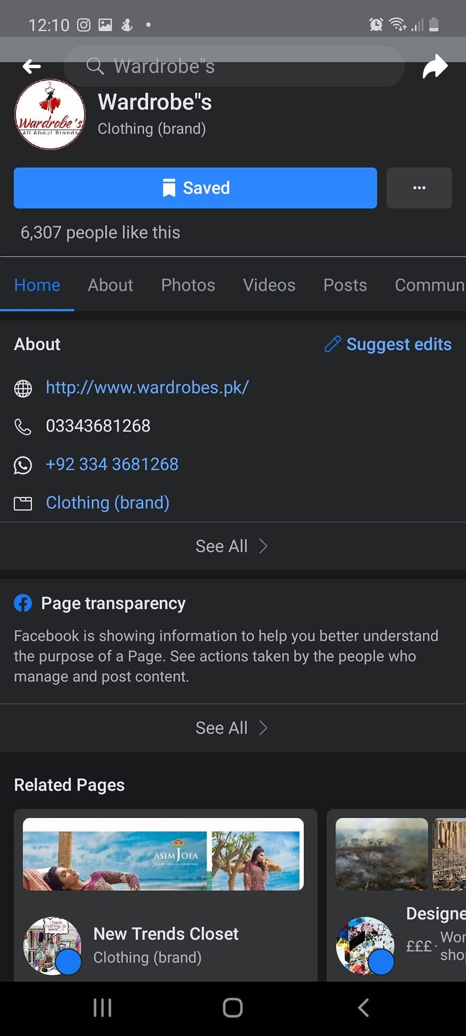 Report attachment 2 for Fake website 
