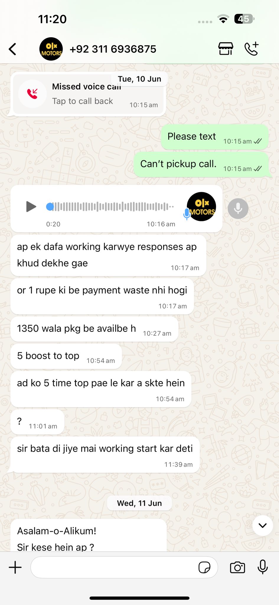 Report attachment 1 for OLX is a scam🚨